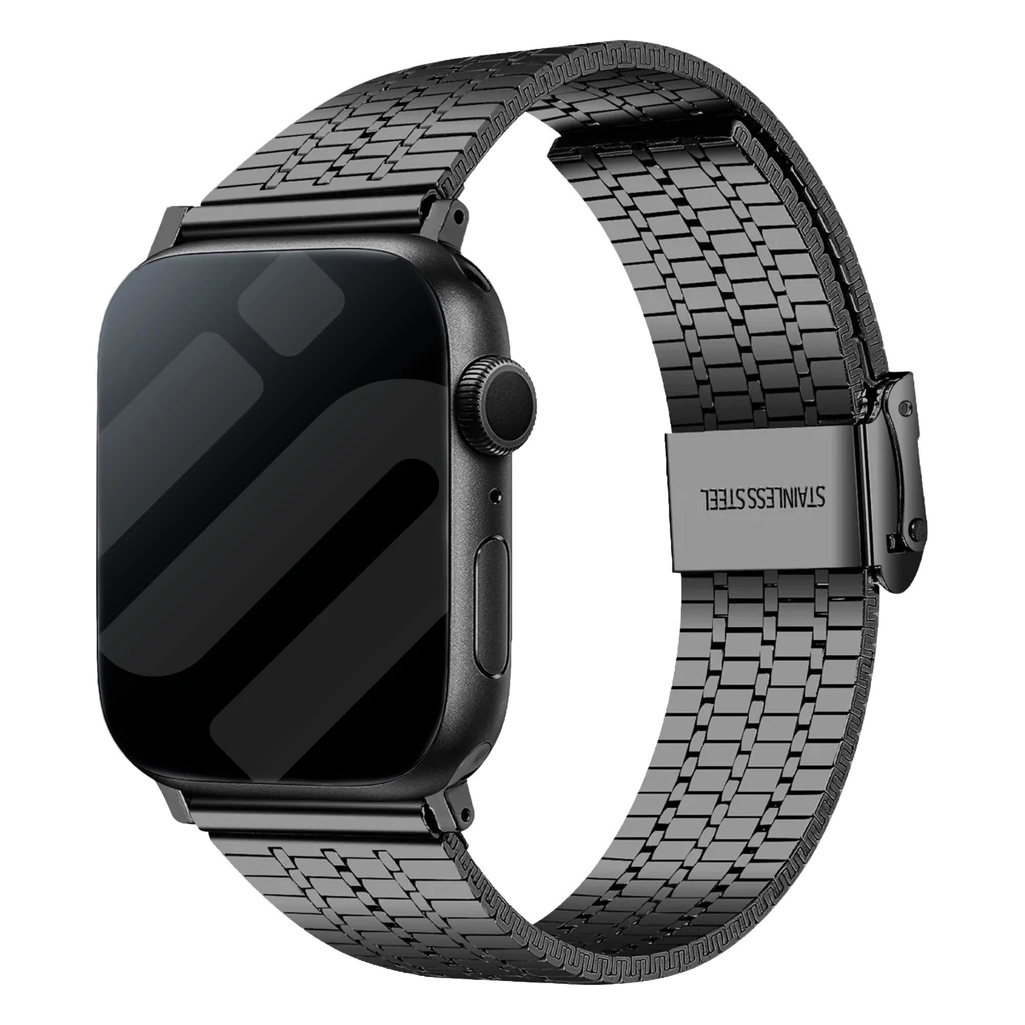 Apple Watch Fine Steel Strap (Black)