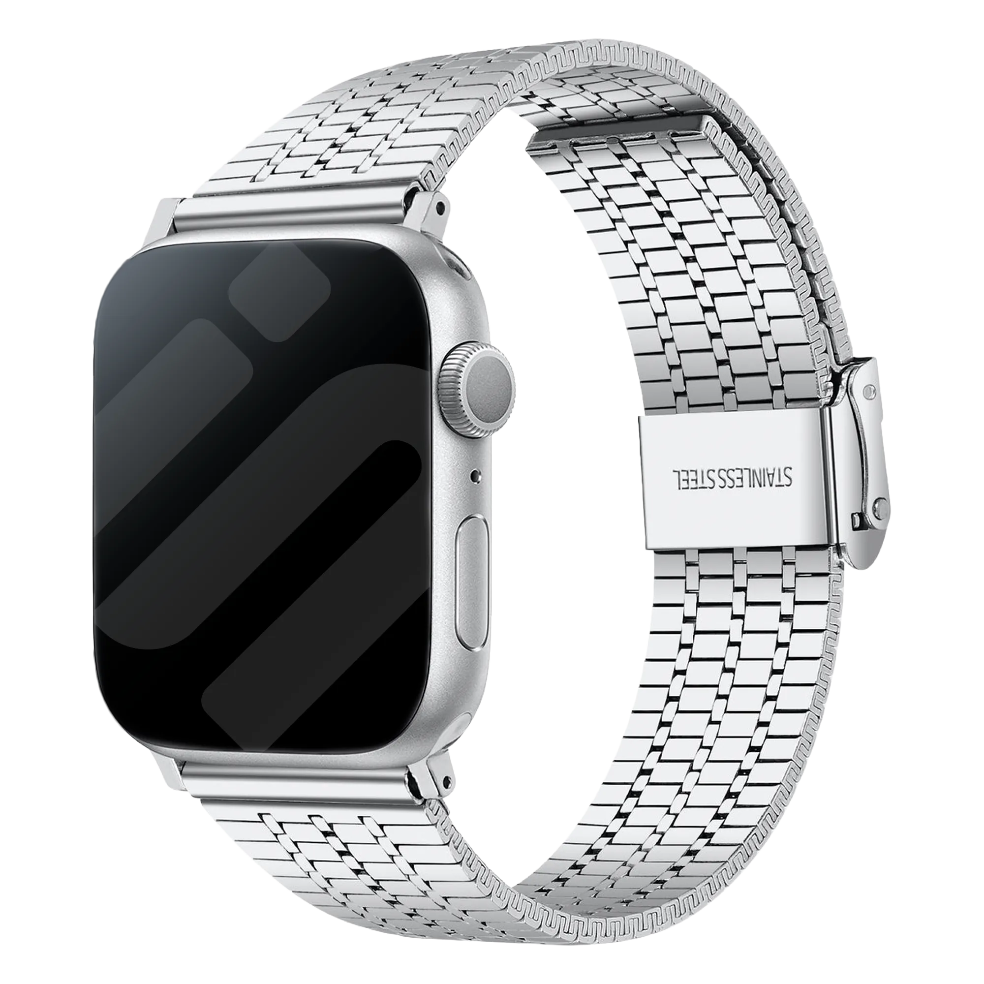 Correa acero inoxidable Apple Watch (plata)