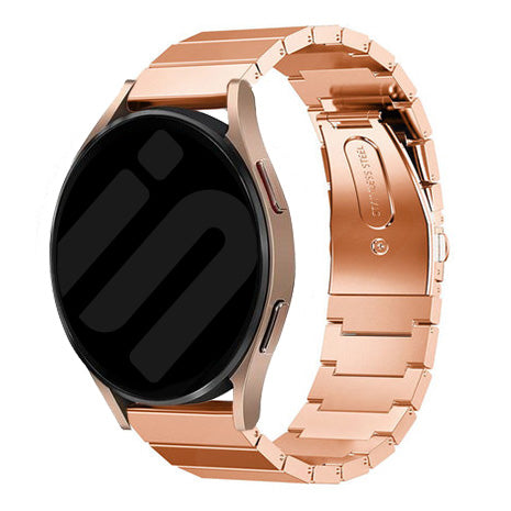 Correa acero Amazfit GTR 4 (rosa dorado)
