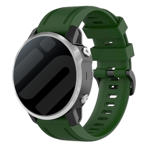 Correa silicona Garmin Fenix 9 - 43mm (verde militar)