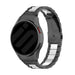 Samsung Galaxy Watch 7 - 44mm Steel Strap Perfect Fit (Black/Silver)