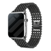 Correa de cuentas acero Apple Watch (negro)