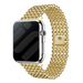 Correa de cuentas acero Apple Watch (dorado)