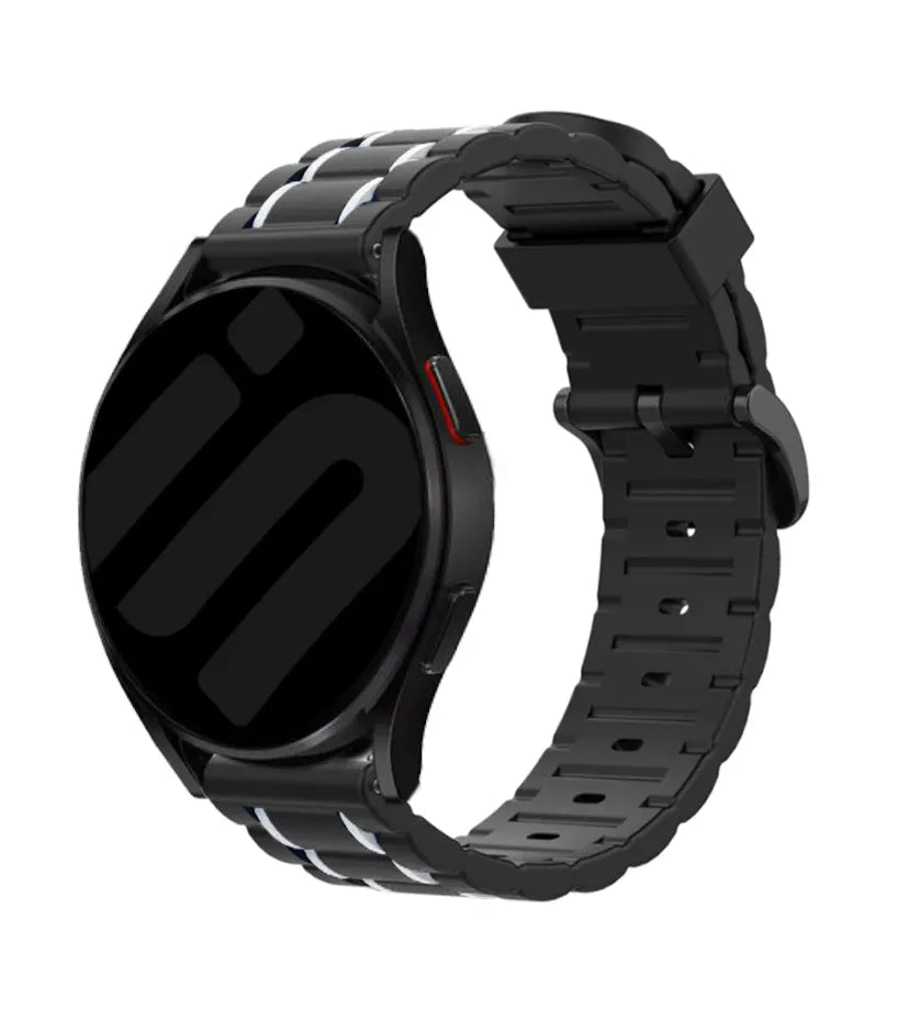Coros Pace 4 Sport Buckle Strap (Black/White)