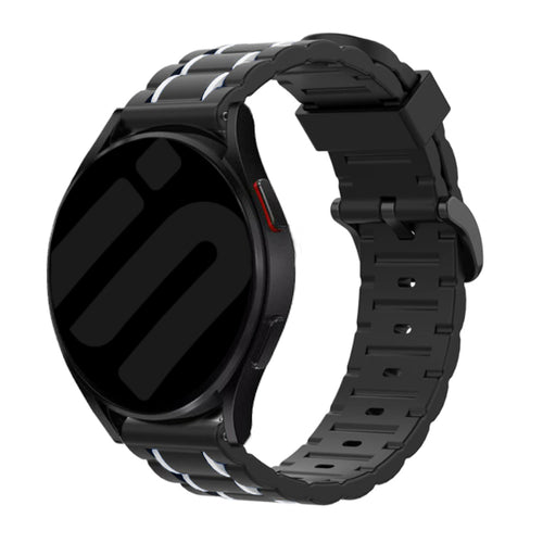 Correa deportiva con hebilla Amazfit Bip 5 (negro/blanco)