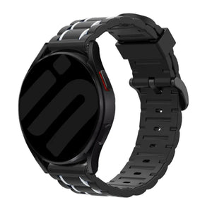 Correa deportiva con hebilla ICE Smart TKS Rectangular 1.41 (negro/blanco)