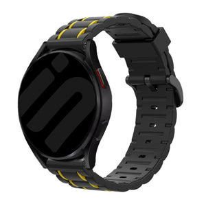 Correa deportiva con hebilla Huawei Watch GT 7 - 46mm (negro/amarillo)