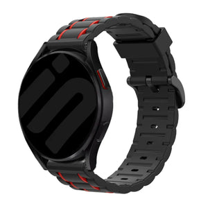 Correa deportiva con hebilla ICE Smart TKS Rectangular 1.41 (negro/rojo)