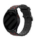 Correa deportiva con hebilla ICE Smart TKS Rectangular 1.41 (negro/rojo)