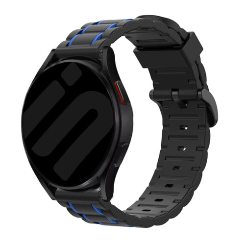 Withings ScanWatch Nova Sport Buckle Strap (Black/Blue)