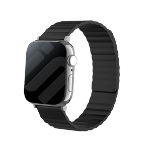 Correa silicona magnético Apple Watch (negro)