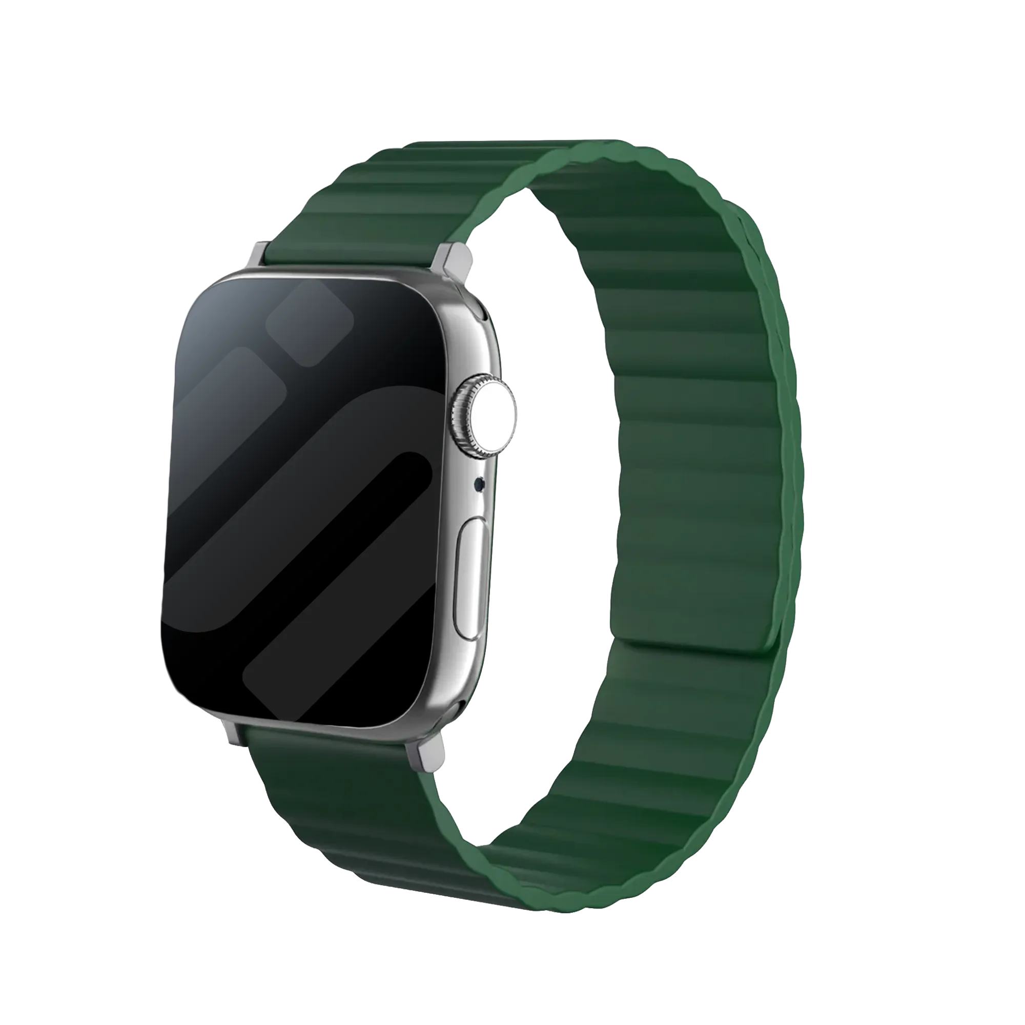 Correa silicona magnético Apple Watch (verde)