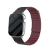 Correa silicona magnético Apple Watch (negro/rojo)