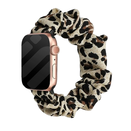 Apple Watch Scrunchie Strap (Leopard)