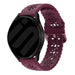 Correa silicona estampada Samsung Galaxy Watch 6 - 44mm (burdeos)