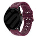Withings Steel HR - 40mm Patterned Silicone Strap (Wine Red)