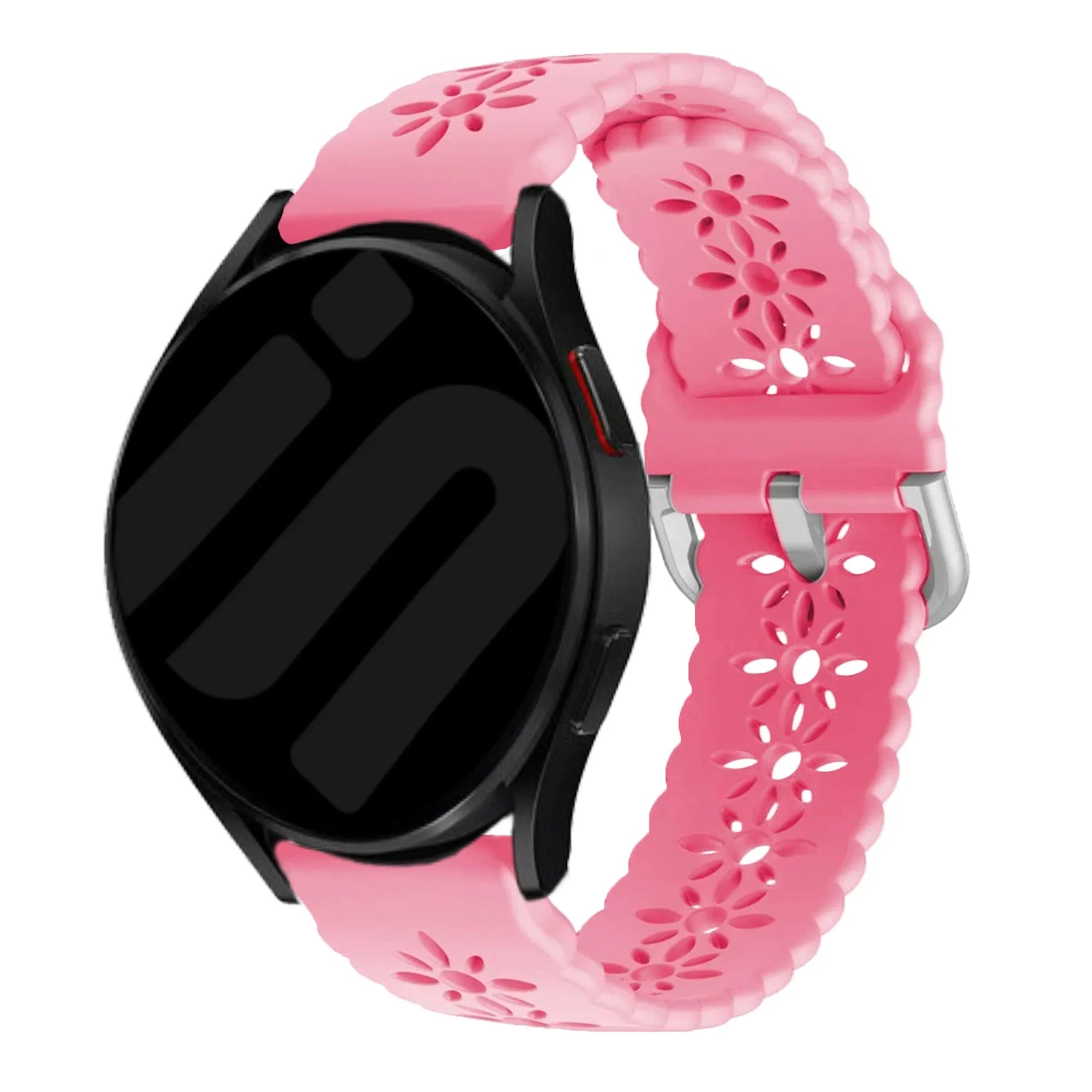 Coros Apex 2 Patterned Silicone Strap (Bright Pink)