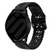 Samsung Galaxy Watch FE Silicone Strap Patterned (Black)