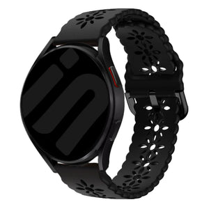 Correa de silicona con relieve Amazfit GTR Mini (negro)