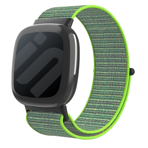 Fitbit Sense 2 Nylon Strap (Lime)