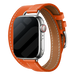 Correa cuero Double Tour Apple Watch (orange)