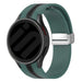 Samsung Galaxy Watch 6 Classic 43mm Silicone D-Buckle Strap (Green/Black)