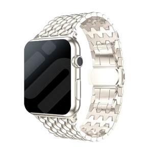 Correa acero dragón Apple Watch (blanco estrella)