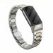 Correa metalica Fitbit Charge 6 (plateada/oro rosa)