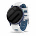 Correa deportiva con hebilla Garmin Vivoactive 5 (blanco/azul)