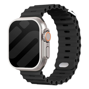 Correa Ocean para Apple Watch con cierre a presión (negro)