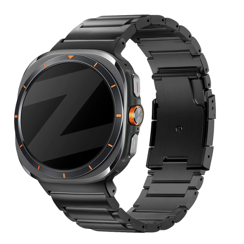 Bandz Correa titanio 'Clásico' Samsung Galaxy Watch Ultra (negro)