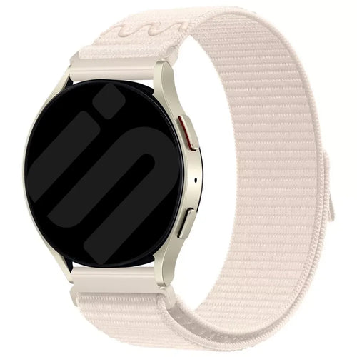 Correa de nylon para Samsung Gear Sport (blanco estrella)