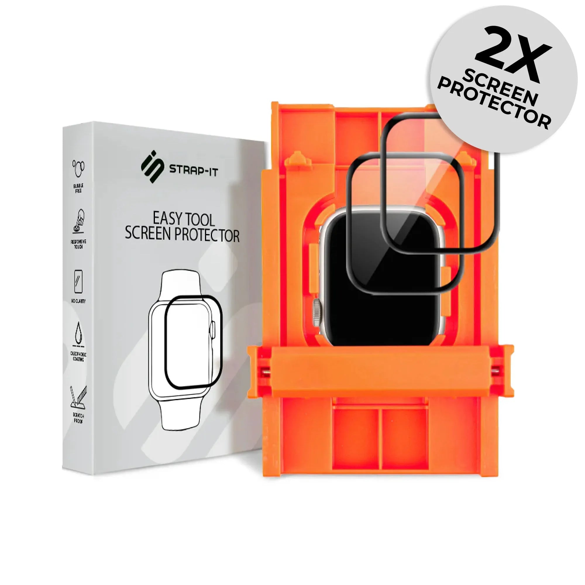 Protector de pantalla con herramienta fácil - Apple Watch