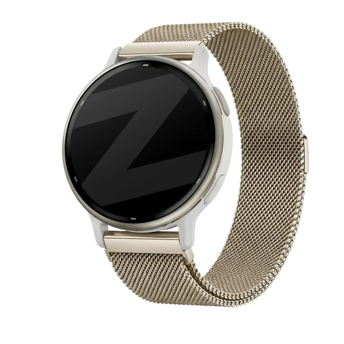 Bandz Correa milanesa Garmin Vivoactive 5 (Oro champán)