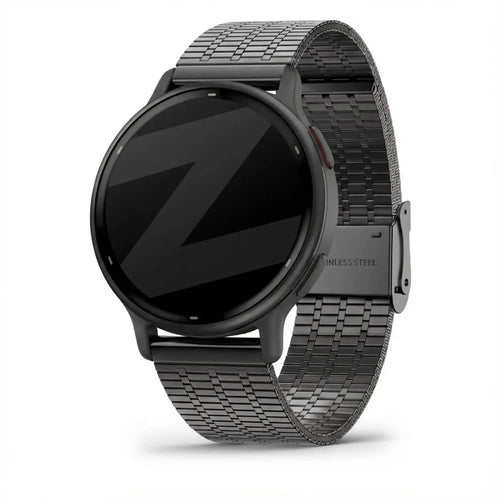 Bandz Garmin Vivoactive 5 Adjustable Steel Strap (Black)