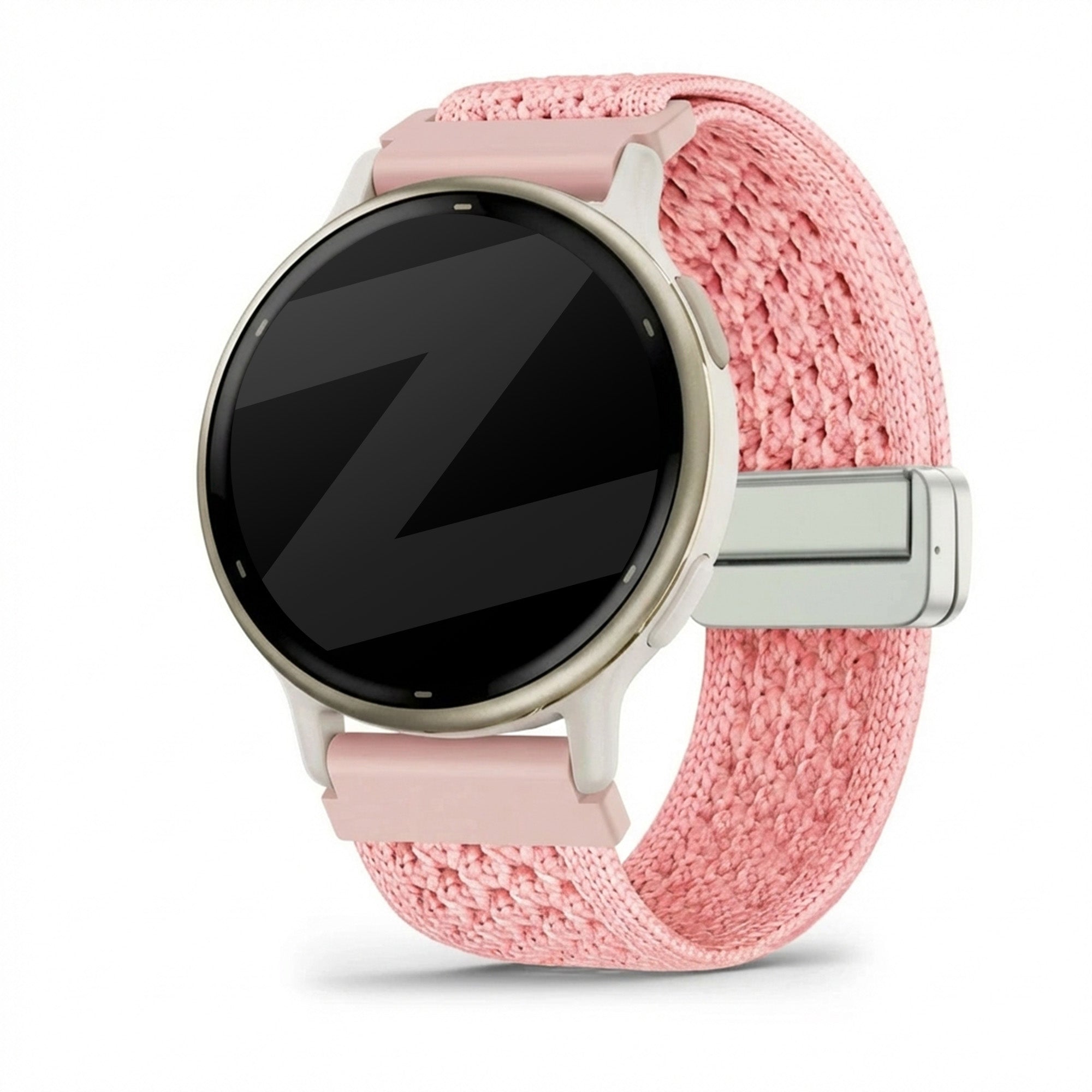 Bandz Correa nylon Vintage Garmin Vivoactive 5 (rosa)