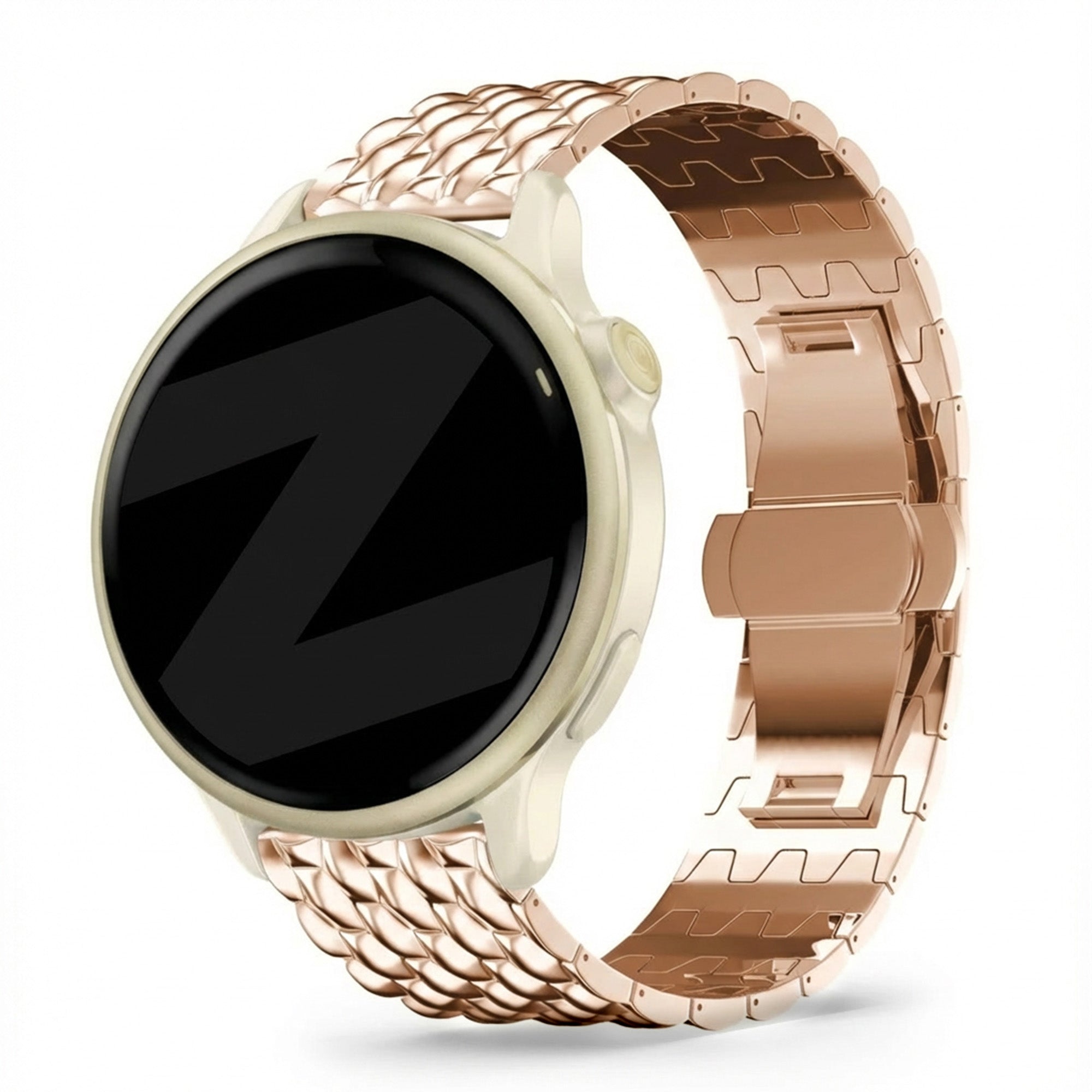 Bandz Correa acero 'Dragon' Garmin Vivoactive 6 (rosado dorado)