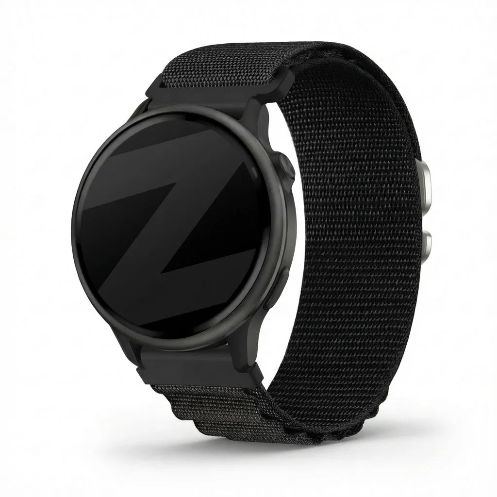 Bandz Correa nylon Alpine Garmin Vivoactive 6 (negro)