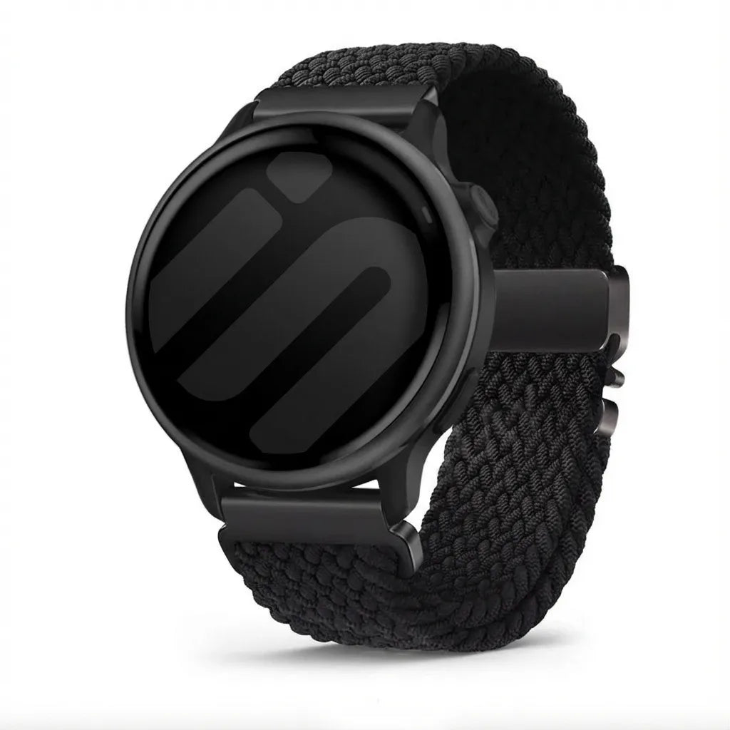 Correa trenzada con hebilla Garmin Vivoactive 6 (negro)