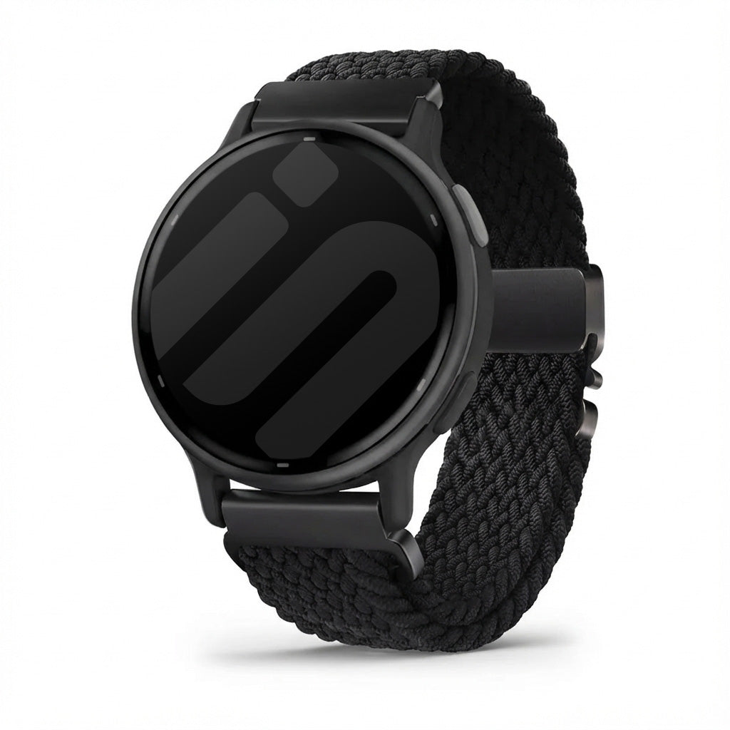 Correa trenzada con hebilla Garmin Vivoactive 5 (negro)