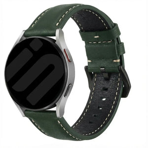 Correa cuero Garmin Venu X1 (verde)