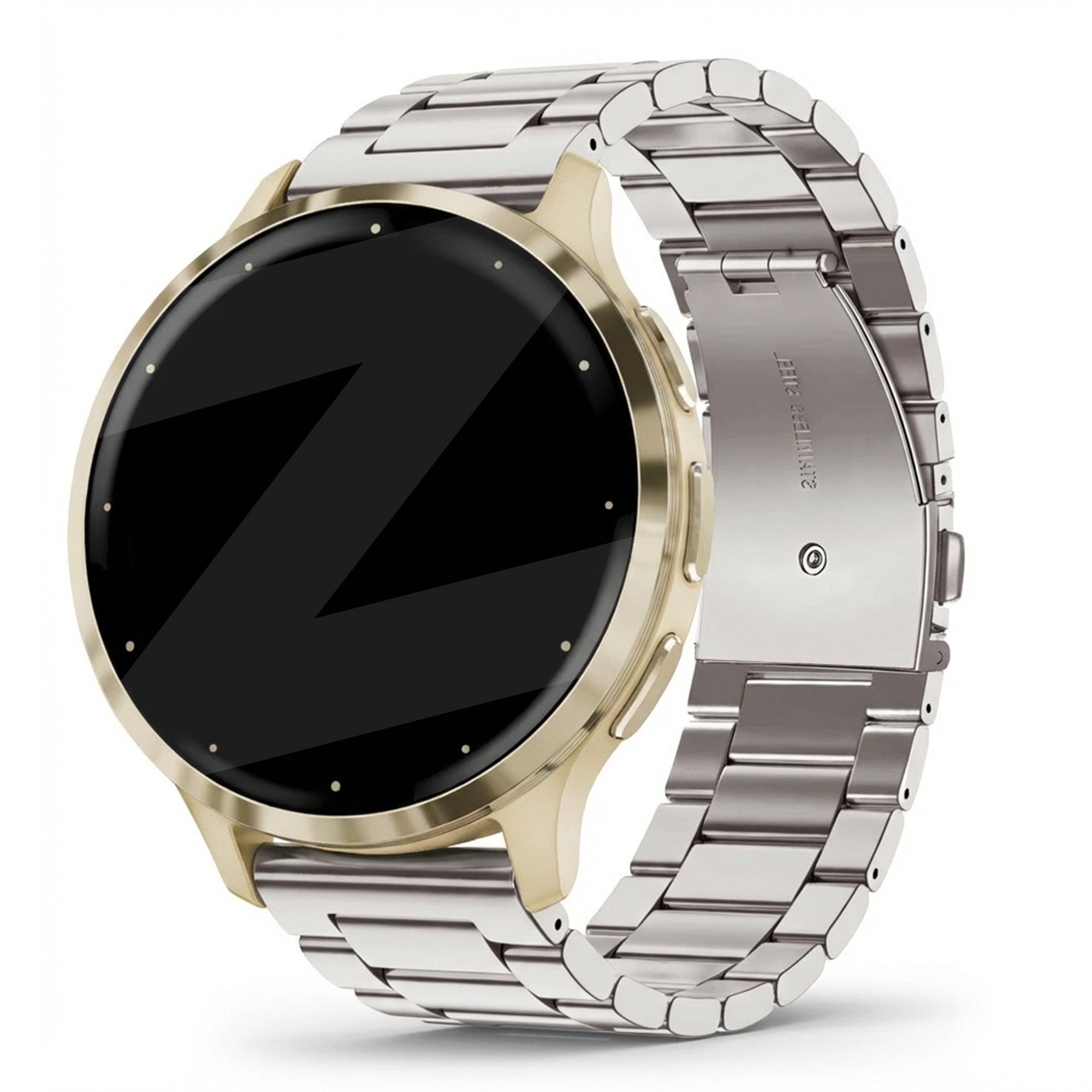 Bandz Correa acero 'Classic' Garmin Venu 3s (blanco estrella)
