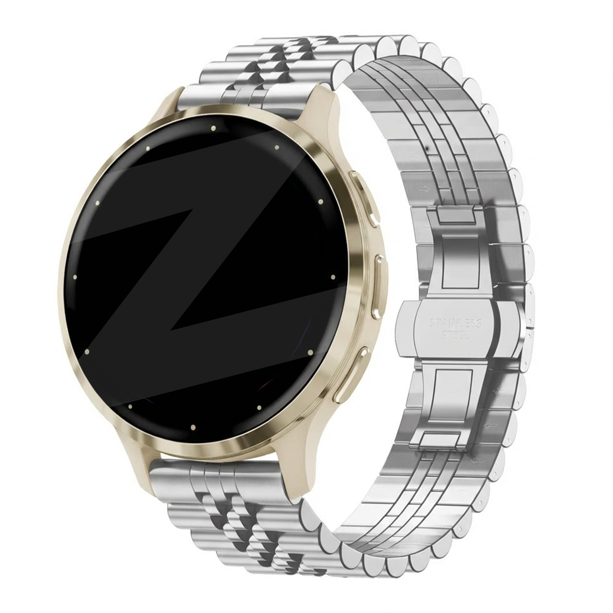Bandz Correa acero 'Jubilee' Garmin Venu 3s (plateado)
