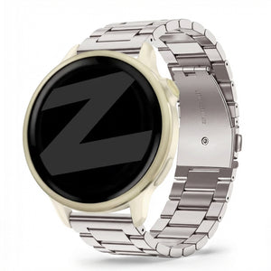 Bandz Correa acero 'Classic' Garmin Vivoactive 6 (blanco estrella)