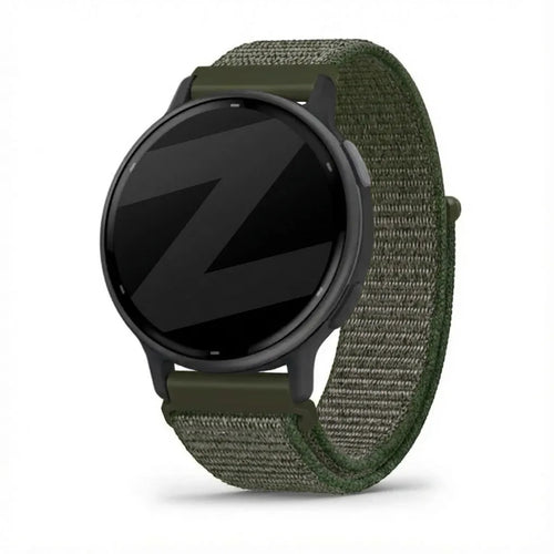 Bandz Correa nylon Loop Garmin Vivoactive 5 (verde oliva)