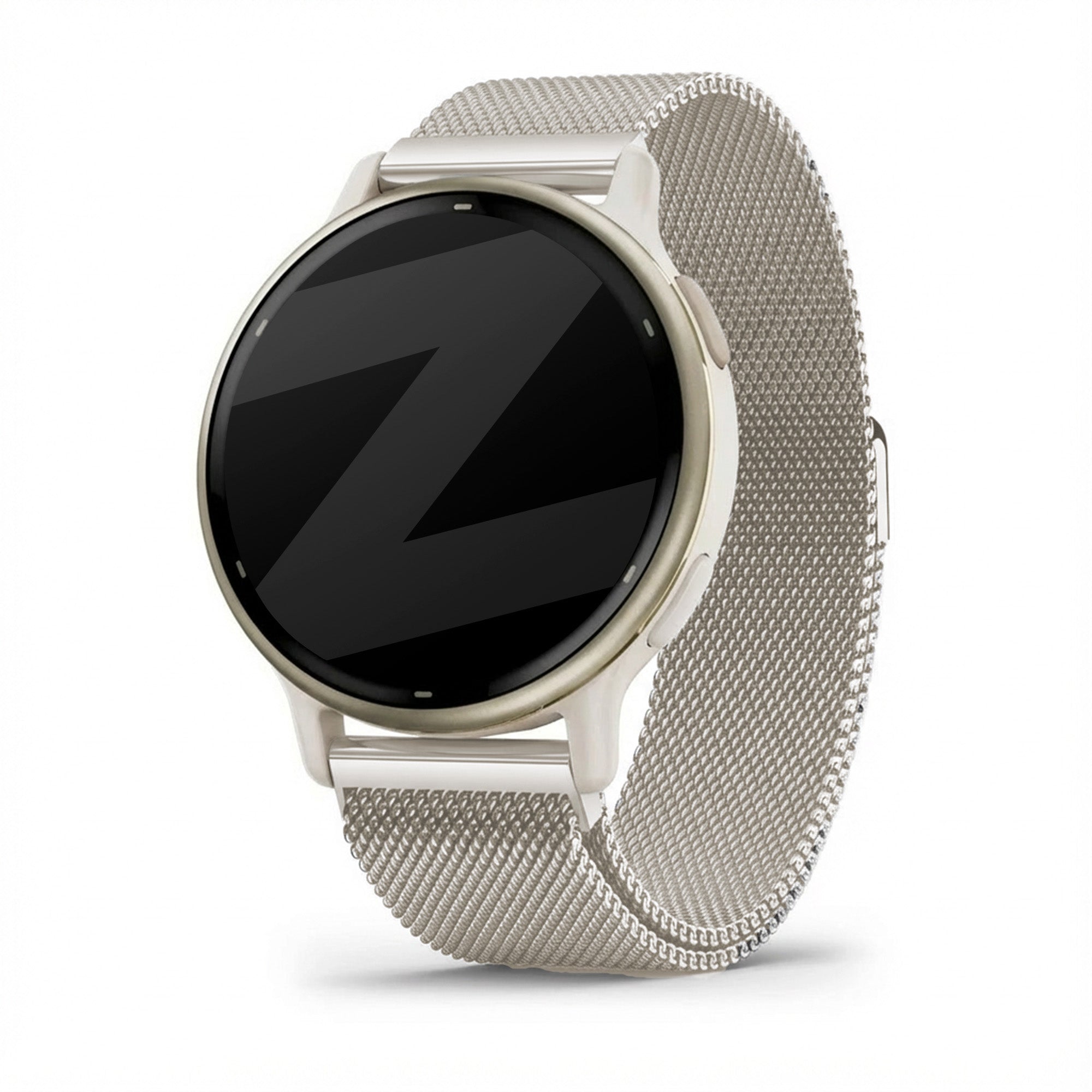 Bandz Correa milanesa Loop Garmin Vivoactive 5 (blanco estrella)