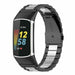 Correa acero Fitbit Charge 6 (negro/plateada)
