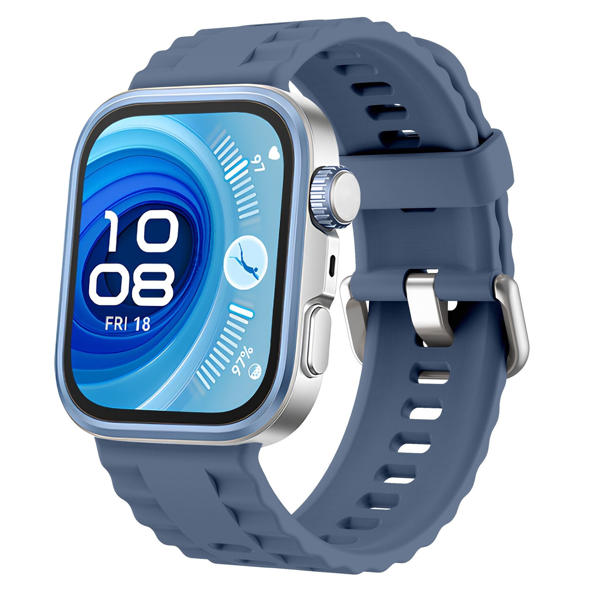 Correa silicona Classic Huawei Watch Fit 4 (azul)