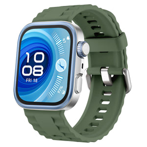 Correa silicona Classic Huawei Watch Fit 4 (verde oscuro)