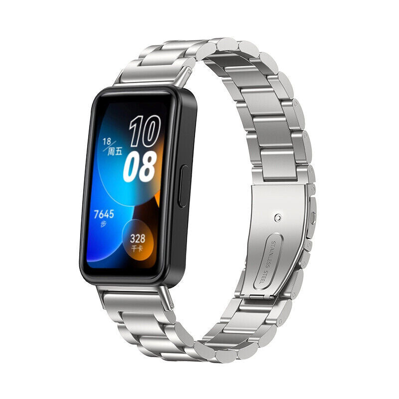 Correa acero Huawei Band 10 (plata)